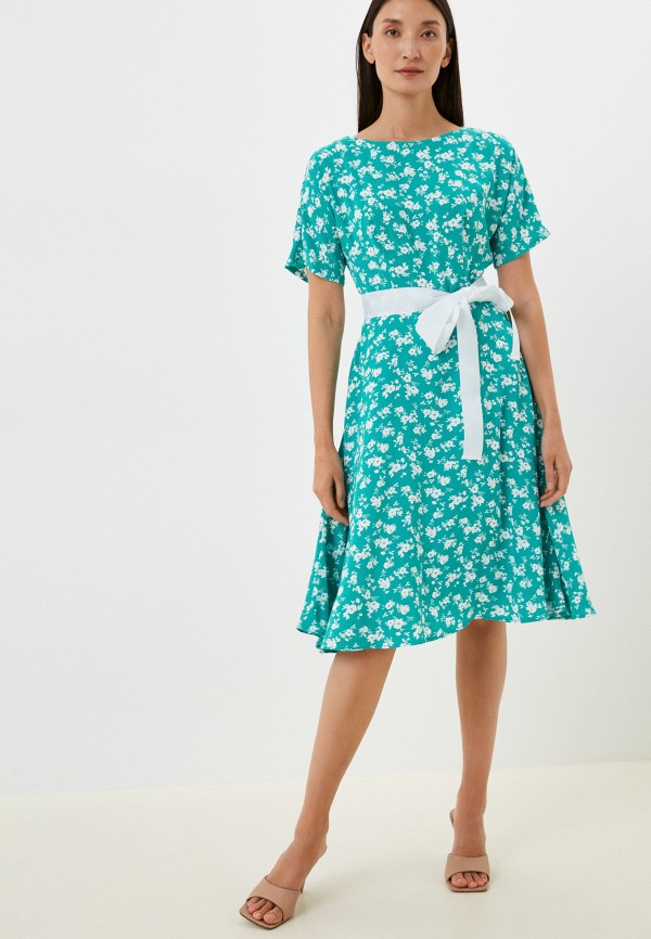 Купить Платье Анна Голицына цвет бирюзовый за 7490р. с доставкой