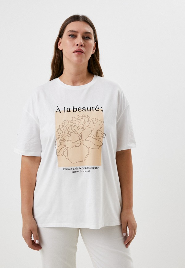 Футболка Modis белый, размер 58, фото 1