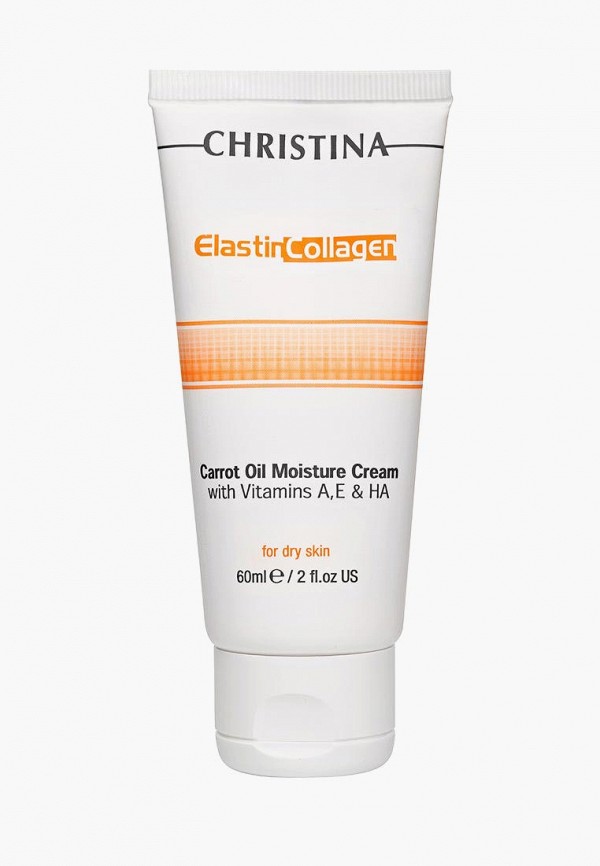 

Крем для лица Christina, Белый, Elastin Collagen Carrot Oil Moisture Cream With Vit. A, E & HA 60 мл