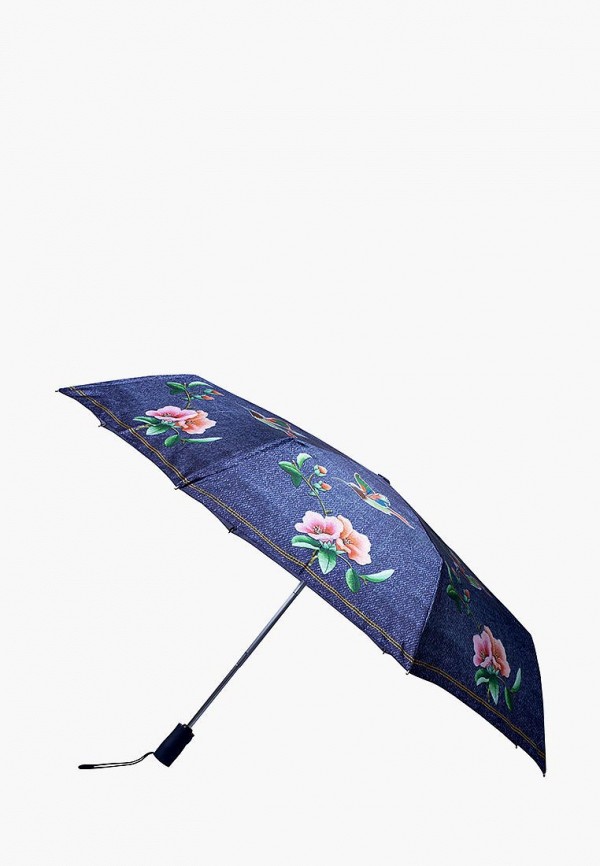 Зонт складной Eleganzza цвет синий  Фото 2