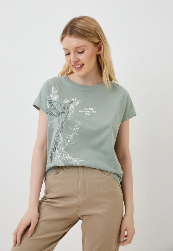 

Футболка Mavi, Зеленый, SHORT SLEEVE TOP