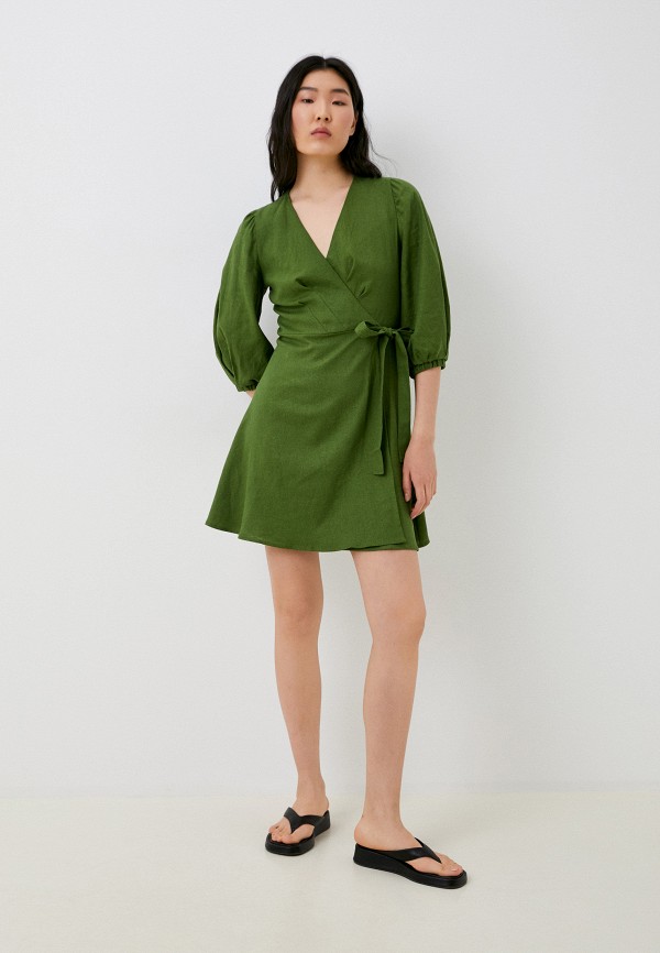 Платье Tobeone зеленый, размер 46, фото 2