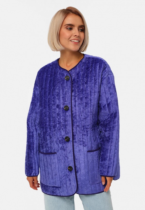 Куртка утепленная Lia Berti фиолетового цвета