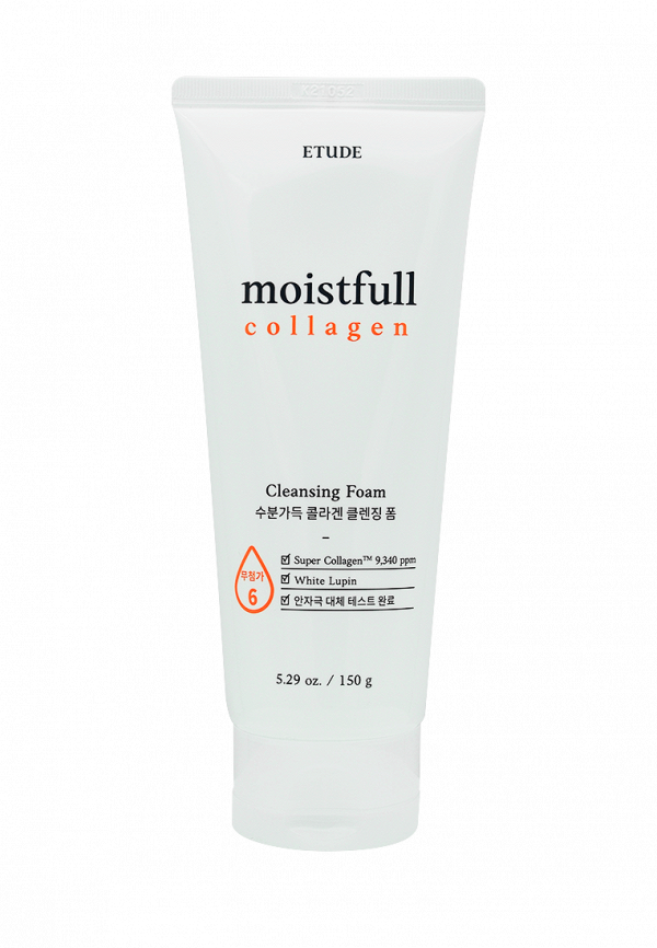 Пенка для умывания Etude Коллагеновая Moistfull Collagen Cleansing Foam, 150 мл