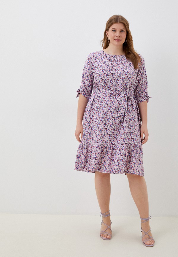 Платье Amandin фиолетовый, размер 56, фото 2