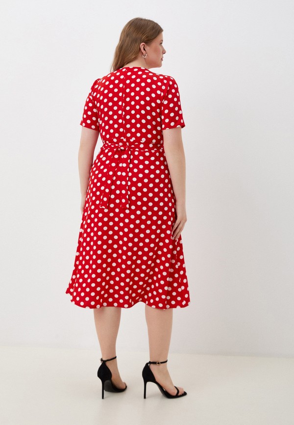 Платье Amandin красный, размер 46, фото 3