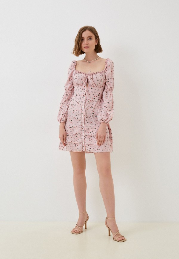 Платье Amandin розовый, размер 44, фото 2