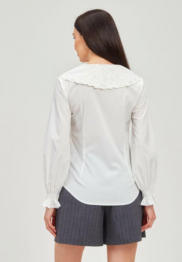 Блуза Noele Boutique белый, размер 46, фото 3