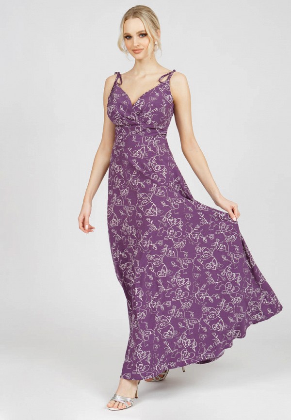 Платье Marichuell фиолетовый, размер 44, фото 4