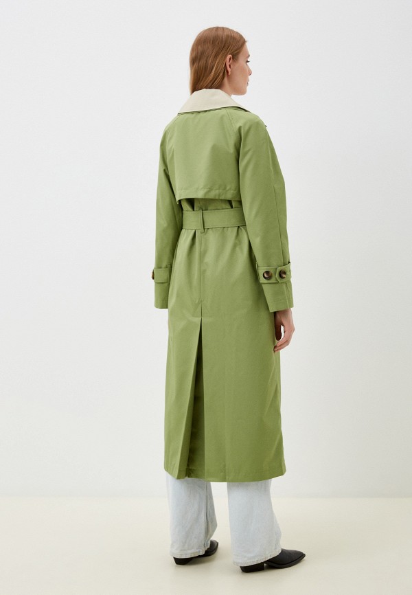 Плащ Tobeone зеленый, размер 44, фото 3