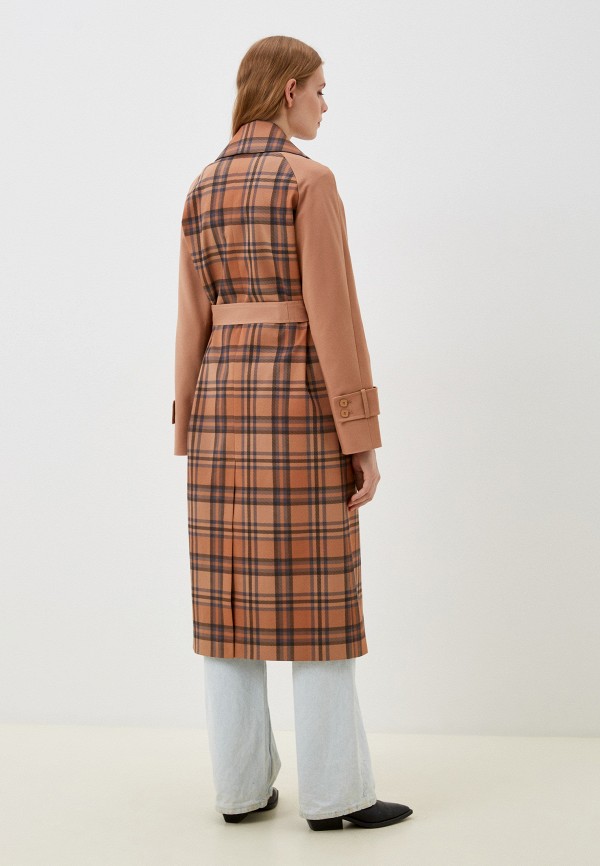 Плащ Tobeone коричневый, размер 44, фото 3