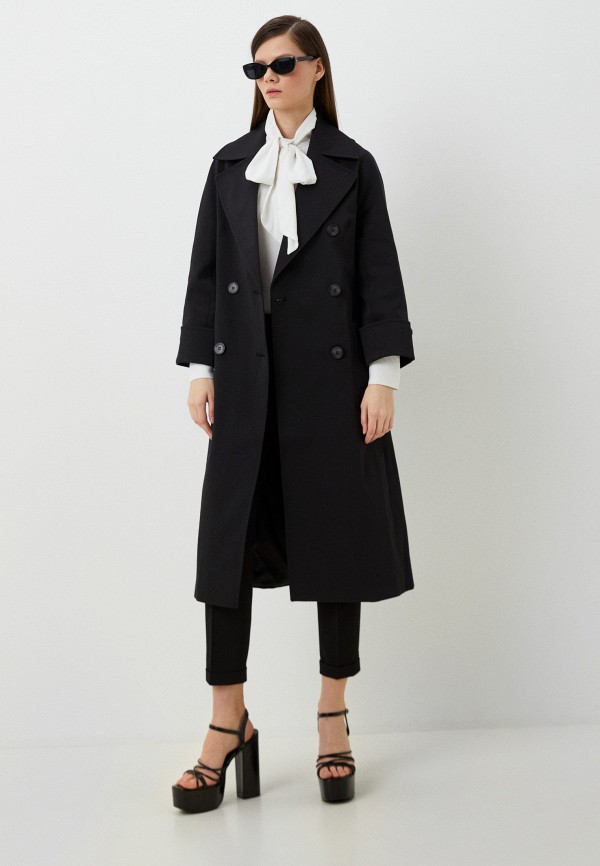 Плащ Tobeone черный, размер 44, фото 2