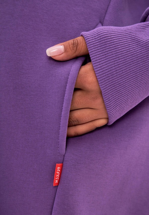 Толстовка Береги цвет Фиолетовый  Фото 6