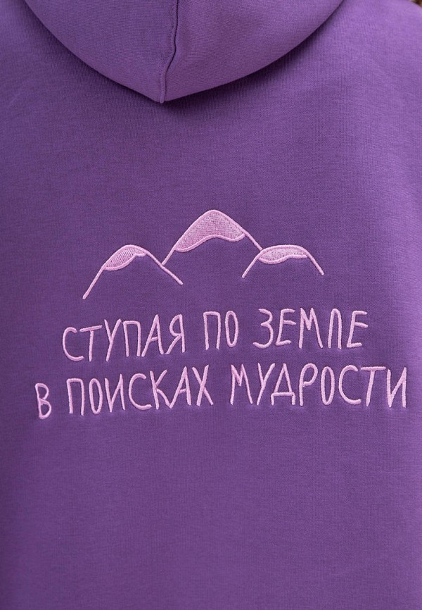 Толстовка Береги цвет Фиолетовый  Фото 8