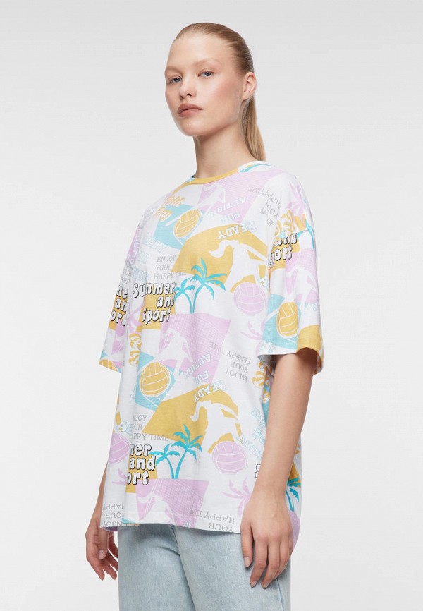 Футболка Befree разноцветный, размер 46, фото 4