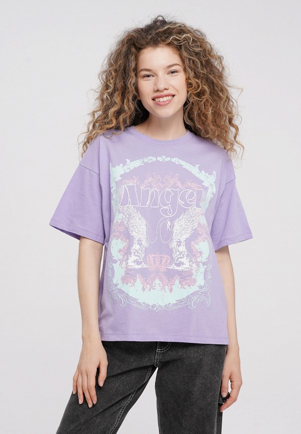 Футболка Твое фиолетовый, размер 46, фото 4