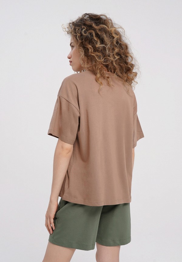 Футболка Твое коричневый, размер 44, фото 3