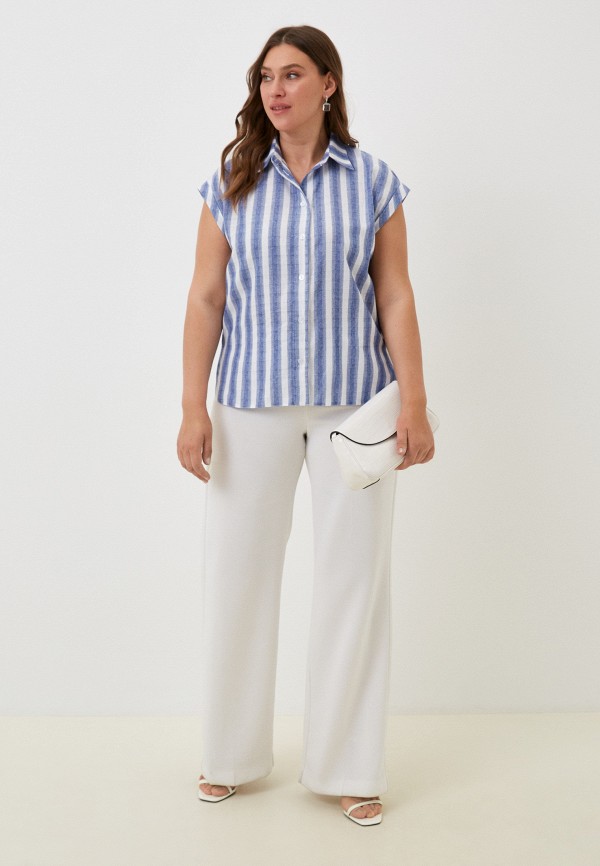 Рубашка Adele Fashion синий, размер 50, фото 2