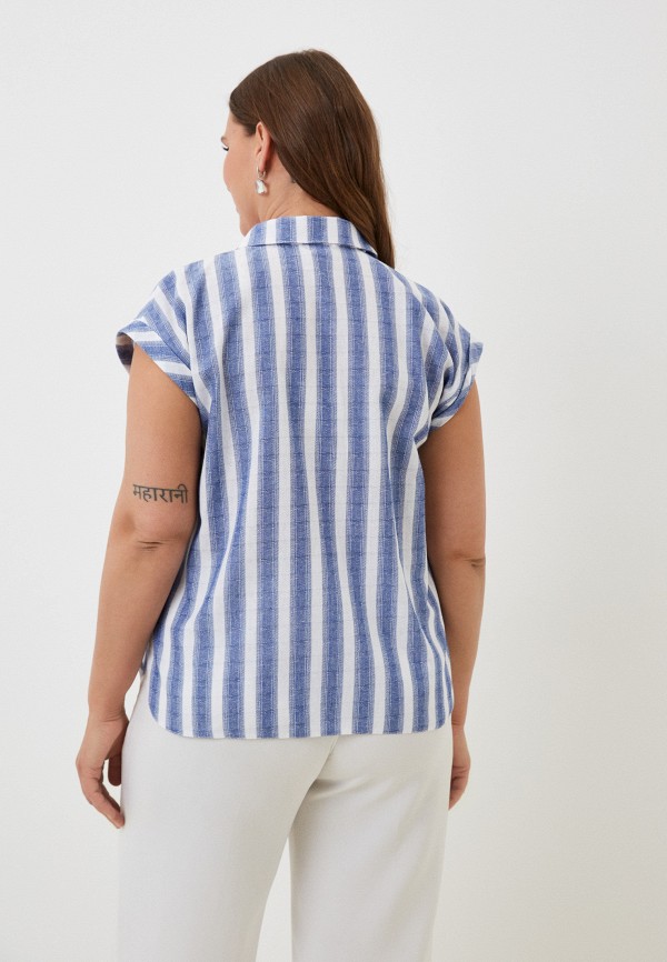 Рубашка Adele Fashion синий, размер 50, фото 3