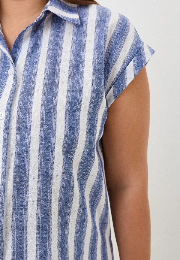 Рубашка Adele Fashion синий, размер 50, фото 4