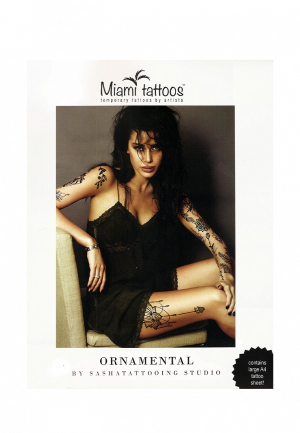 

Временные татуировки Miami Tattoos, Разноцветный