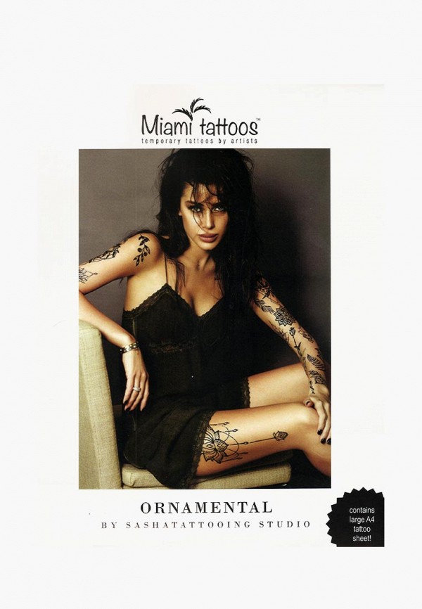 

Временные татуировки Miami Tattoos, Разноцветный