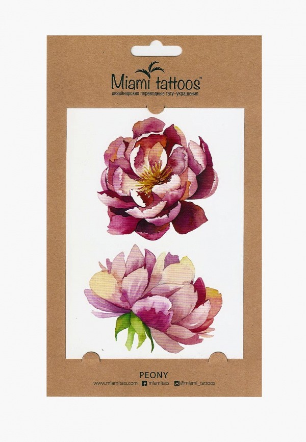 

Временные татуировки Miami Tattoos, Мультиколор, Miami Tattoos MP002XW01OYT