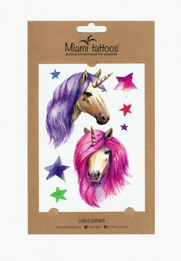 

Временные татуировки Miami Tattoos, Мультиколор, Miami Tattoos MP002XW01OZ1