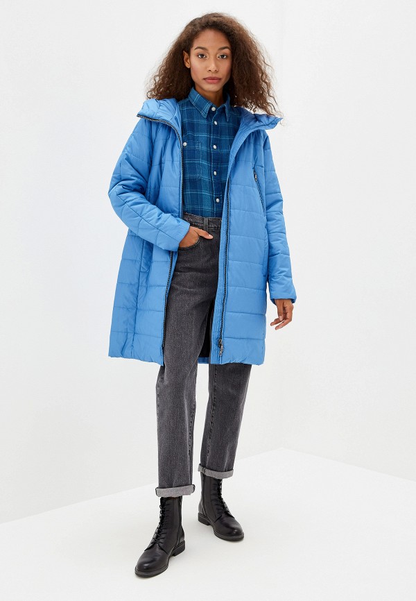 Куртка утепленная Dixi-Coat цвет голубой  Фото 2