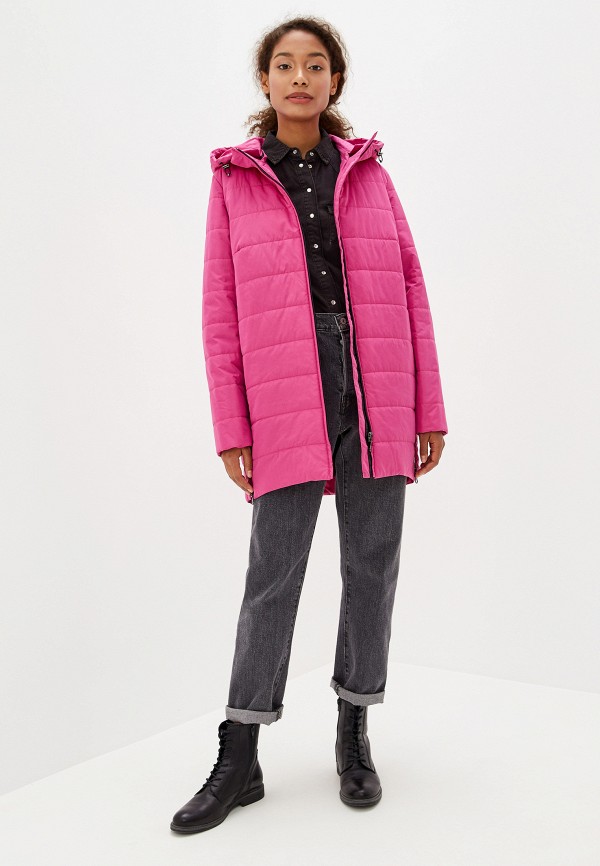 Куртка утепленная Dixi-Coat цвет розовый  Фото 2