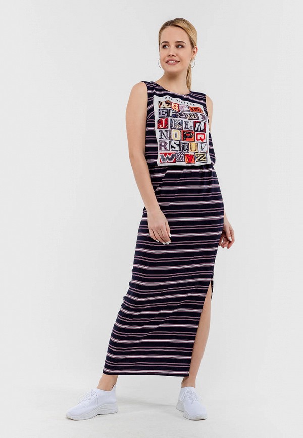 

Платье Modniy Oazis, Синий, Stripes long