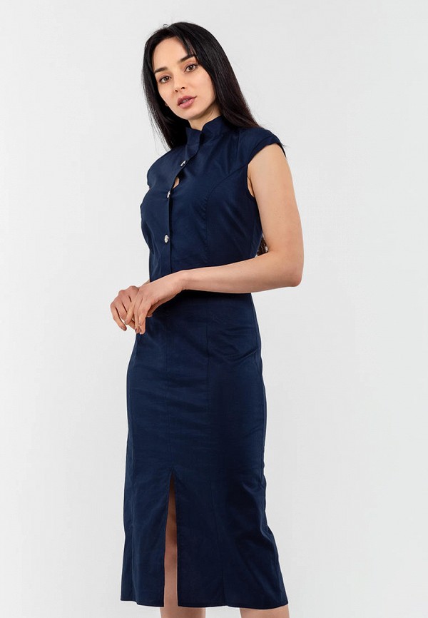 

Платье Modniy Oazis, Синий, Up-collar dress