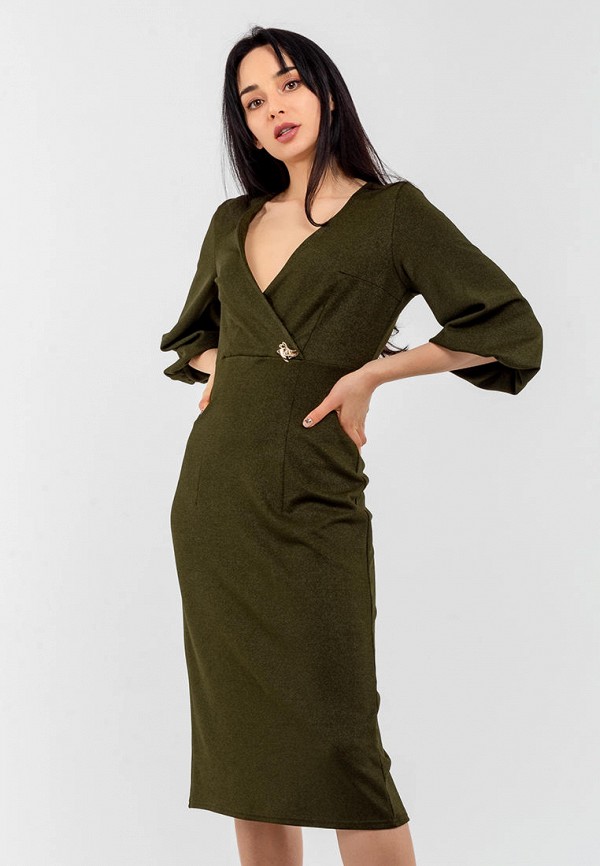 

Платье Modniy Oazis, Хаки, Brooch dress