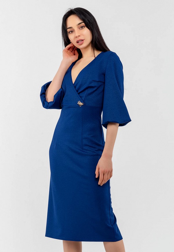

Платье Modniy Oazis, Синий, Brooch dress
