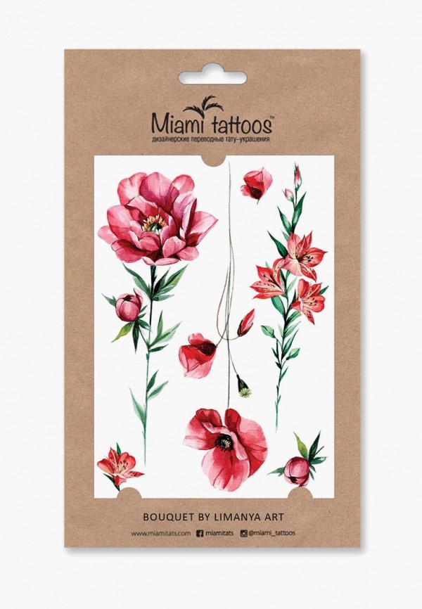 

Временная татуировка Miami Tattoos, Разноцветный