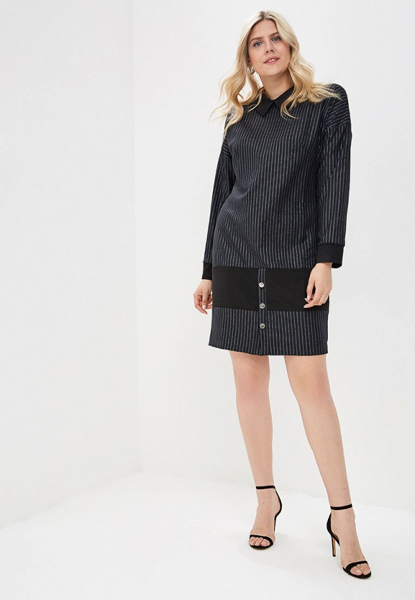 Платье Bordo черный, размер 58, фото 2