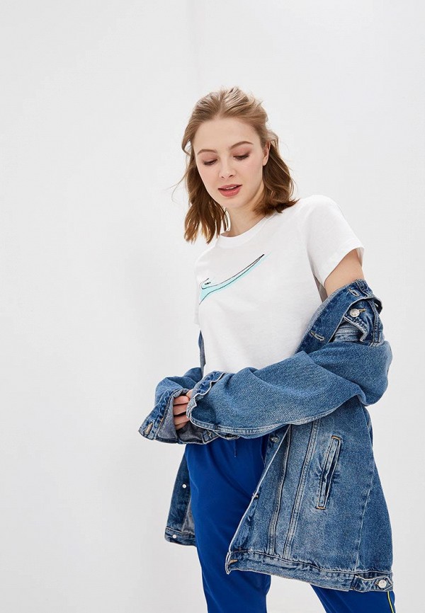 

Футболка Nike, W NSW TEE DOUBLE SWOOSH, Белый