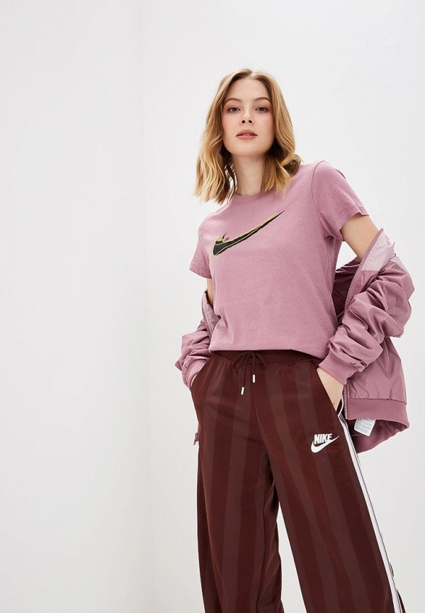 

Футболка Nike, W NSW TEE DOUBLE SWOOSH, Розовый