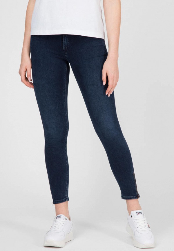 

Джинсы Tommy Hilfiger, Синий, MID RISE SKINNY NORA 7/8 ZIP DUDBST