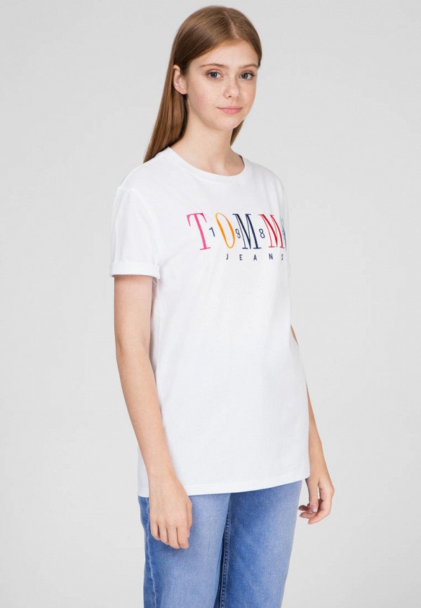 

Футболка Tommy Jeans, Белый, TJW 1985 EMBROIDERY TEE