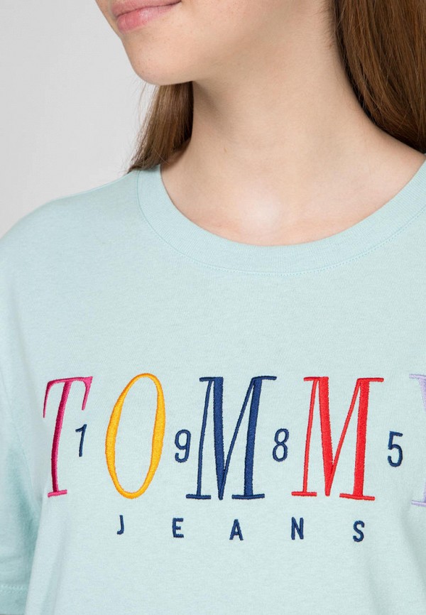 

Футболка Tommy Jeans, Бирюзовый, Tommy Jeans MP002XW01TW4