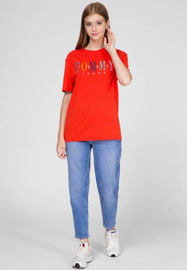 

Футболка Tommy Jeans, Красный, Tommy Jeans MP002XW01TW5