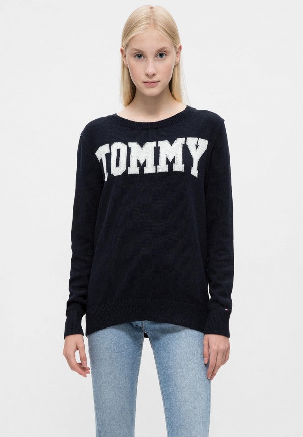 

Джемпер Tommy Hilfiger, Синий, RACHEL LOGO C-NK SWTR