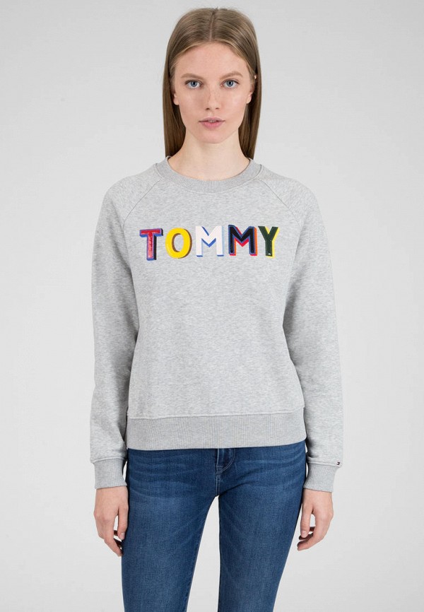 

Свитшот Tommy Hilfiger, FRANCESCA C-NK SWEATSHIRT LS, Серый