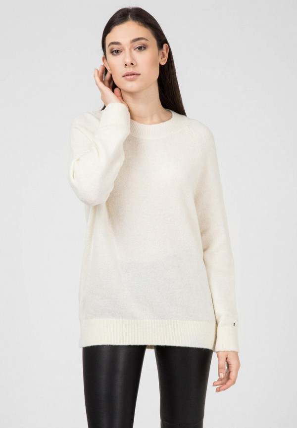 

Джемпер Tommy Hilfiger, Белый, VALLIS ROUND-NK SWTR