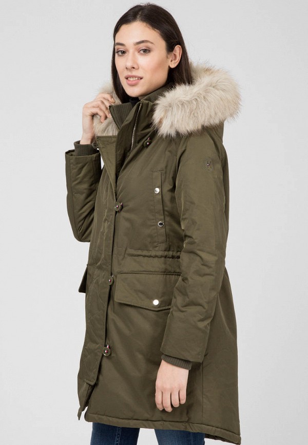 

Парка Tommy Hilfiger, SARAH PADDED PARKA, Хаки
