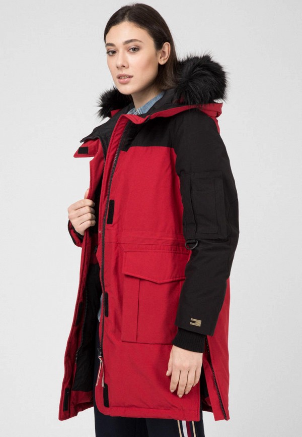 

Куртка утепленная Tommy Hilfiger, Бордовый, Tommy Hilfiger MP002XW01TYJ