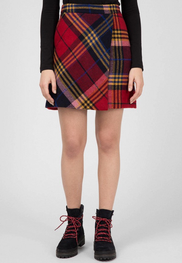 

Юбка Tommy Hilfiger, KATHLEEN MINI WRAP SKIRT, Разноцветный
