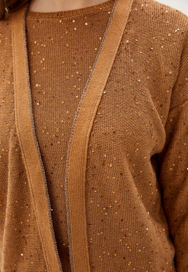 Кардиган Falconeri цвет коричневый  Фото 4
