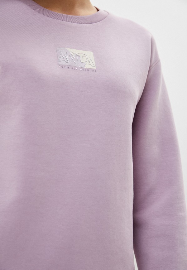 Свитшот Anta фиолетовый, размер 48, фото 4